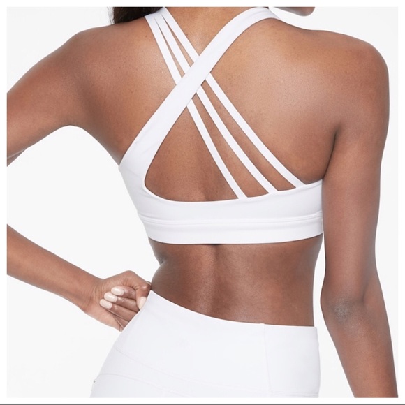 Athleta Other - NWOT ATHLETA | Run Free Bra White Medium